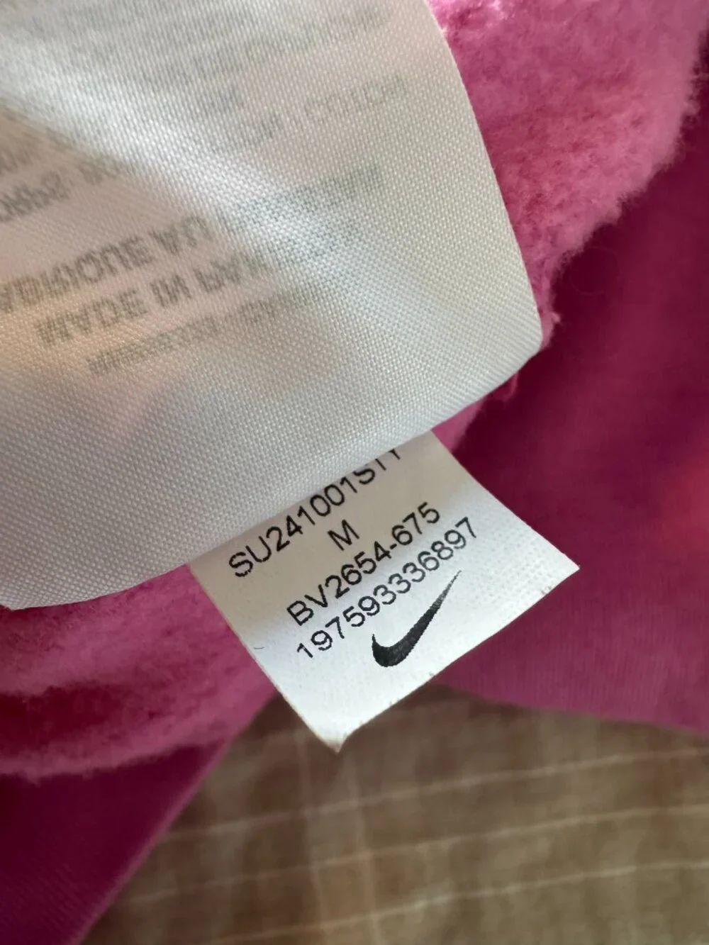 Nike size medium